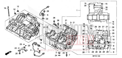 CARTER MOTEUR CB1300SAA de 2010